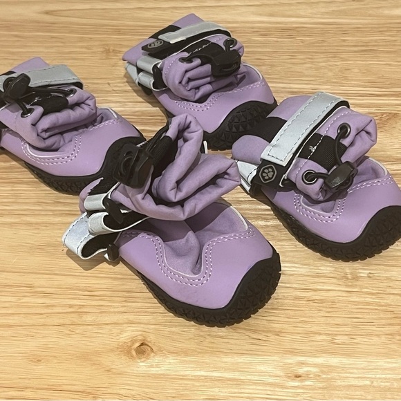Spark paws Flex Shell Waterproof Dog Boots Lilac size 2 for 21-30lbs - Picture 1 of 9